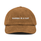 Karma Is A Cat Corduroy hat