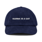 Karma Is A Cat Corduroy hat